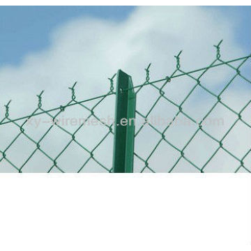 HENGQU Diamond Brand galvanizado / PVC revestido Chain Link Fence / Chain Link malha